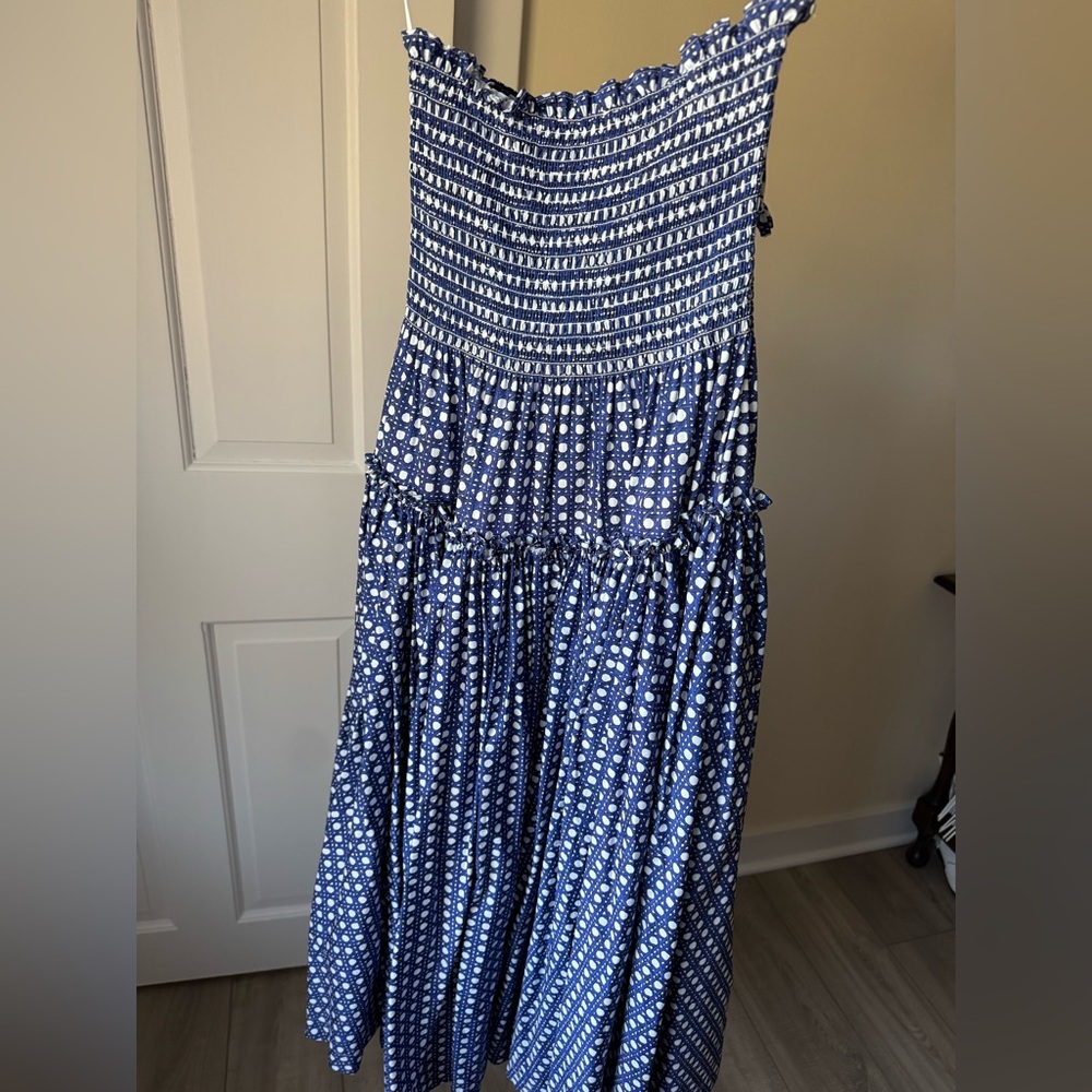 Hill House Seraphina Blue Basketweave Size Small - Picture 8 of 9